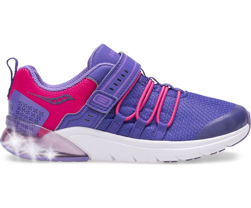 Saucony Flash Glow 2.0 Kids' Sneakers Purple / Pink | AU 871DFMN